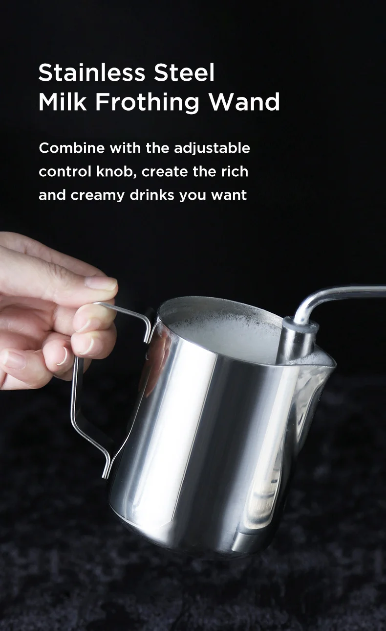 Petrus Coffee Machine Espresso Coffee Maker With Fancy Milk System Milk Bubble Maker(220V)