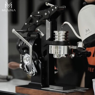 MUVNA Semi-automatic hand cranked machine/full mechanical variable pressure coffee maker/For E61 58mm professional brewing head - Image 2