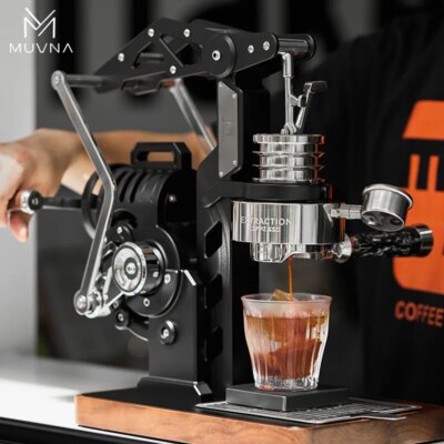 MUVNA Semi-automatic hand cranked machine/full mechanical variable pressure coffee maker/For E61 58mm professional brewing head - Image 4