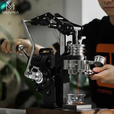 MUVNA Semi-automatic hand cranked machine/full mechanical variable pressure coffee maker/For E61 58mm professional brewing head - Image 5