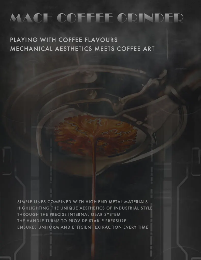 MUVNA E61 MACH Coffee Machine Semi Automatic Manual Coffee Machine Espresso Fully Mechanized Pressure Swing Extraction 58mm M8