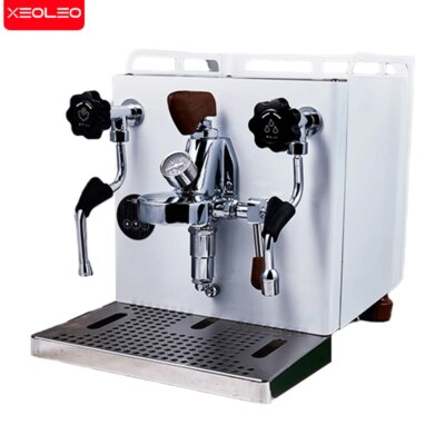 XEOLEO Professional Coffee Maker 9 Bar Double Brewing Head Commercial Semi-Automatic Espresso Coffee Machine Rotary Pump