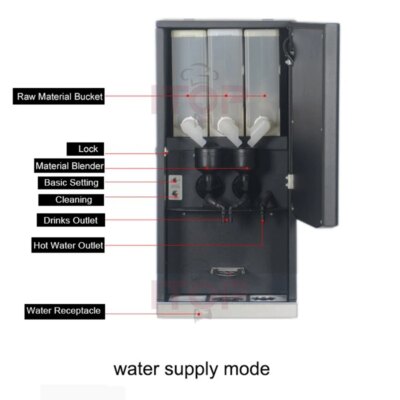 ITOP Commercial Instant Beverage Machine 7Hot Different Drinks Hot Water Flavor Adjustment Have CE Coffee Maker 220-240V - Image 5
