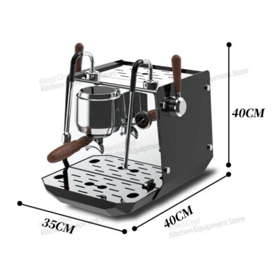 Home/Commerical Espresso Coffee Machine 0.5L+ 1L Boliers PID Temperture Control Connect External Water Source LED Screen 2400W - Image 6