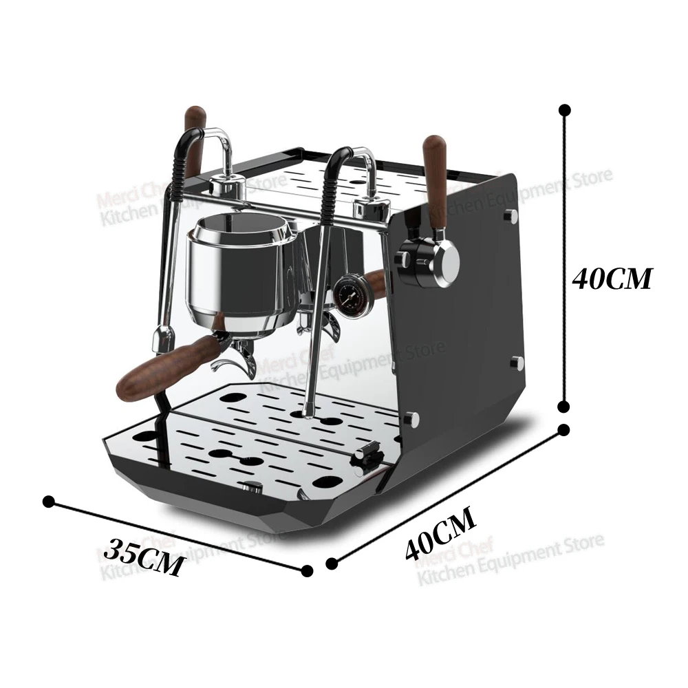Home/Commerical Espresso Coffee Machine 0.5L+ 1L Boliers PID Temperture Control Connect External Water Source LED Screen 2400W Home/Commerical Espresso Coffee Machine 0.5L+ 1L Boliers PID Temperture Control Connect External Water Source LED Screen 2400W
