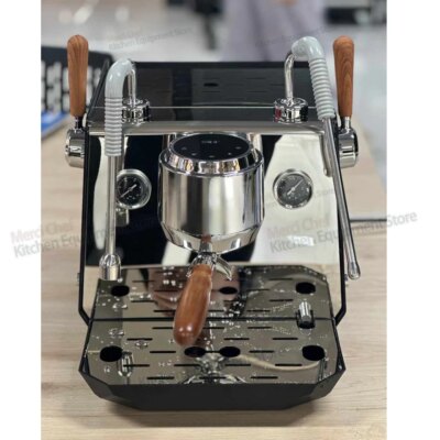Home/Commerical Espresso Coffee Machine 0.5L+ 1L Boliers PID Temperture Control Connect External Water Source LED Screen 2400W - Image 3