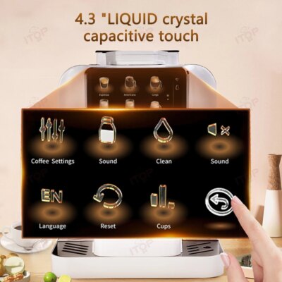 ITOP AC-T6 Fully Automatic Coffee Maker 11 Type Fancy Coffee Electronic Refrigerated Milk Tank Latte Espresso Coffee Machine - Image 4