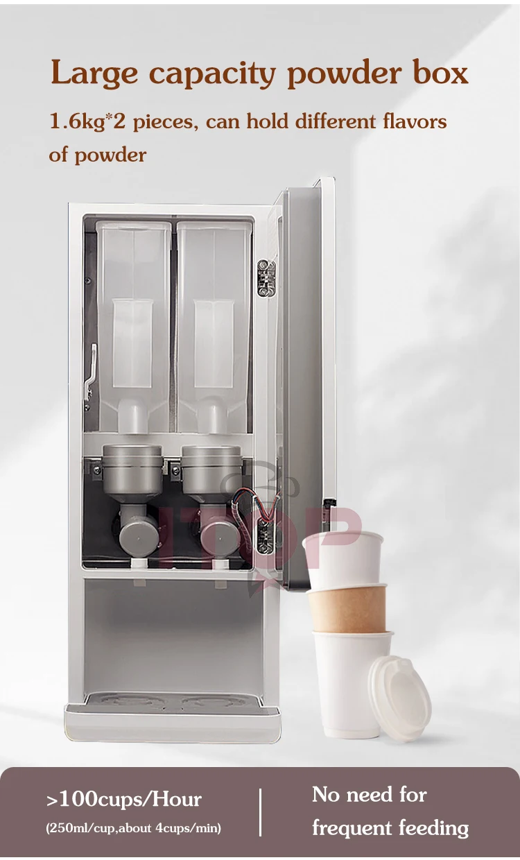 ITOP CIMT2 Commercial Instant Soymilk Maker Automatic Instant Beverage Maker Soymilk/Coffee/Milk/Hot Chocolate 110V 220-240V