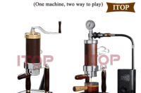 ITOP CM-HP Manual Spinning Espresso Maker Manual Pneumatic Air Pressure Integrated Coffee Machine or Electric Heating Type Maker