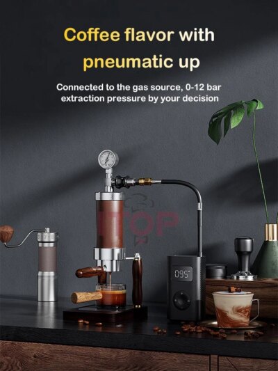 ITOP CM-HP Manual Spinning Espresso Maker Manual Pneumatic Air Pressure Integrated Coffee Machine or Electric Heating Type Maker - Image 2