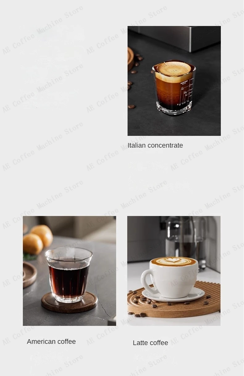 Small commercial coffee machine Simple control panel Italian semi-automatic coffee machine Can make milk foam Latte Americano Small commercial coffee machine Simple control panel Italian semi-automatic coffee machine Can make milk foam Latte Americano