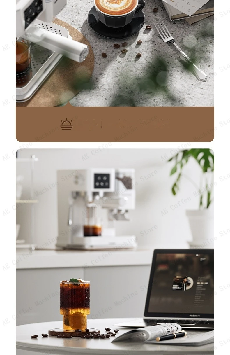 Italian Fully Semi-automatic Coffee Machine Small Home Espresso Machine Milk Froth Grinder All-in-one Coffee Machine Latte Italian Fully Semi-automatic Coffee Machine Small Home Espresso Machine Milk Froth Grinder All-in-one Coffee Machine Latte