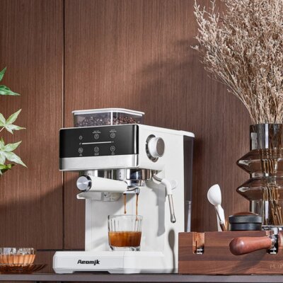 Semi-automatic Grinding and Extraction Espresso Machine, Steam milk espresso coffee machine, Can Extract Cold/hot Coffee - Image 5