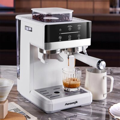 Semi-automatic Grinding and Extraction Espresso Machine, Steam milk espresso coffee machine, Can Extract Cold/hot Coffee - Image 2