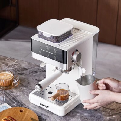 Semi-automatic Grinding and Extraction Espresso Machine, Steam milk espresso coffee machine, Can Extract Cold/hot Coffee - Image 3