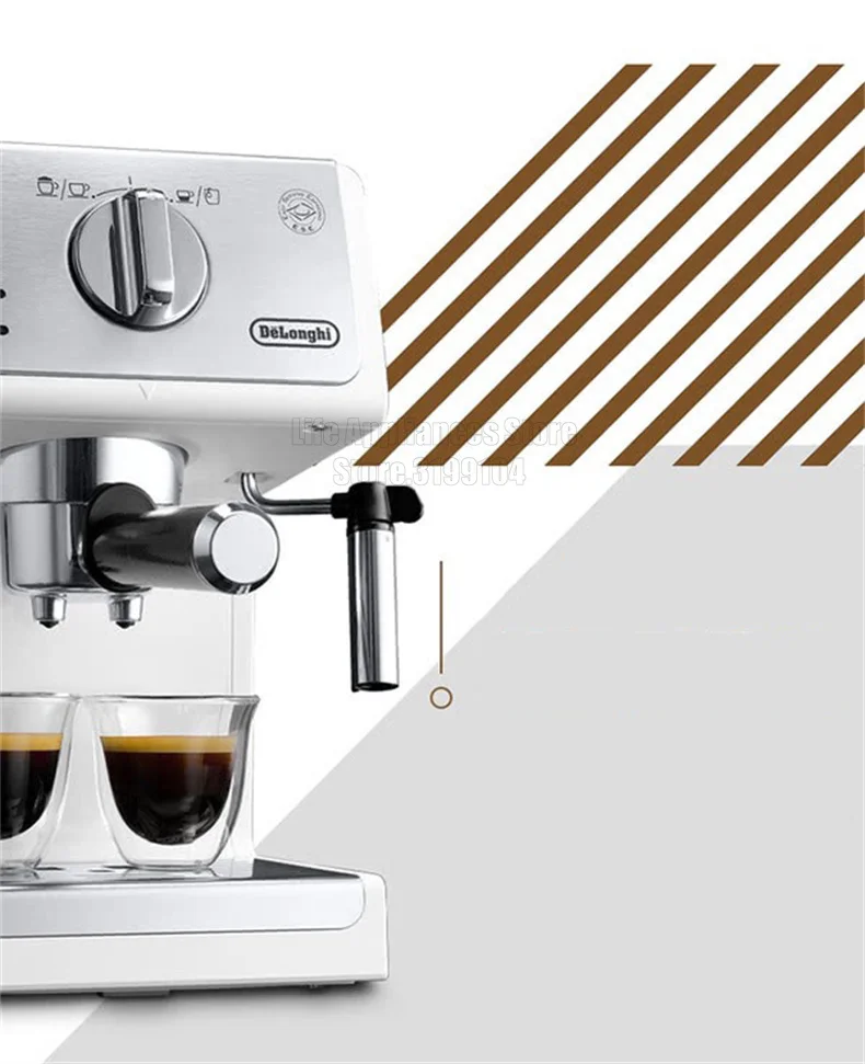 Delonghi Coffee Maker Household Espresso Machine 15BAR American Coffee Milk Foam Semi-automatic Pumping Coffee Machine 220V Delonghi Coffee Maker Household Espresso Machine 15BAR American Coffee Milk Foam Semi-automatic Pumping Coffee Machine 220V