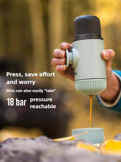 Portable Compact Espresso Manual Hand Press Coffee Capsule Machine