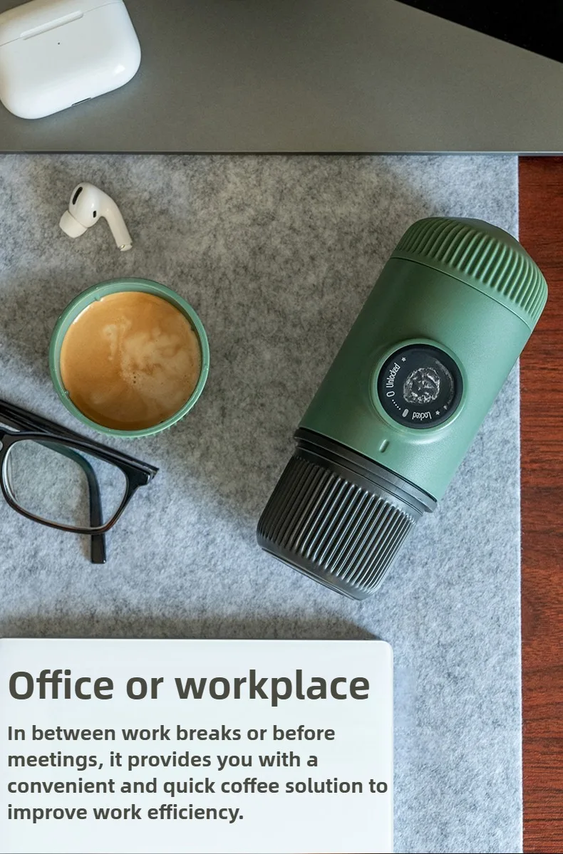 Portable Compact Espresso Manual Hand Press Coffee Capsule Machine
