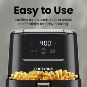 2 Qt Mini Air Fryer – Digital Space-Saving Compact Air Fryer with Nonstick and Dishwasher Safe Basket, Quick & Easy Meals in - Image 5