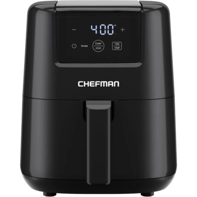 2 Qt Mini Air Fryer – Digital Space-Saving Compact Air Fryer with Nonstick and Dishwasher Safe Basket, Quick & Easy Meals in