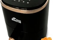 Compact Digital Touchscreen Air Fryer 3.6 Qt 9-in-1 Kitchen Appliance with Baking Pan 9 Presets for Home Use