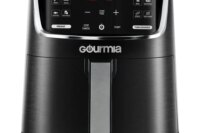 Digital Air Fryer 4 Qt 12 Presets Touchscreen FryForce 360 Technology Nonstick Basket and Tray Dishwasher Safe Intuitive Display