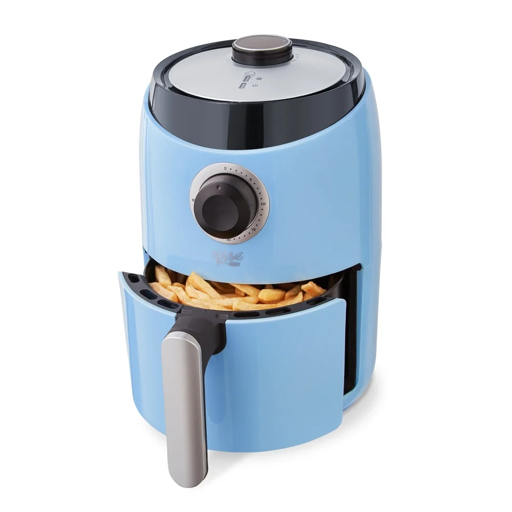 Compact Air Fryer Oven 2QT with Temp Control Non-Stick Basket Auto Shut Off Recipe Guide 1000W Healthy Cooking Gadget Compact Air Fryer Oven 2QT with Temp Control Non-Stick Basket Auto Shut Off Recipe Guide 1000W Healthy Cooking Gadget