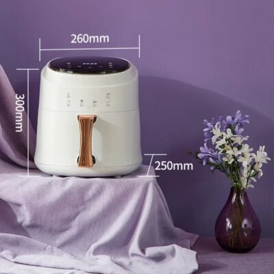 900W 110V-220V Household 8L AirFryer No Oil Electric Fryer with Gridiron Intelligent Touch Screen Oven for Whole Chicken - Image 3