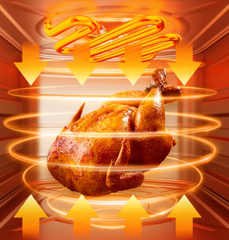900W 110V-220V Household 8L AirFryer No Oil Electric Fryer with Gridiron Intelligent Touch Screen Oven for Whole Chicken
