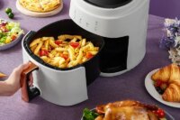 900W 110V-220V Household 8L AirFryer No Oil Electric Fryer with Gridiron Intelligent Touch Screen Oven for Whole Chicken