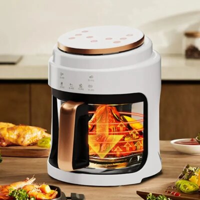 Smart Visual Air Fryer 3L Multi-functional Oil-free Fryer Automatic Household 360°Baking LED Touchscreen Deep Fryer without Oil - Image 3