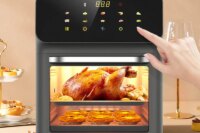 10L Large Capacity Electric Air Fryers Oil-free Automatic Household Kitchen 360°Baking Convection Oven Deep Fryer without Oil