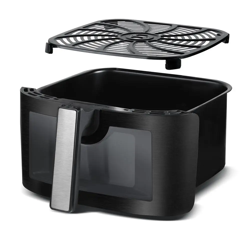 8QT Air Fryer with 12 Presets Extra-Large Capacity Window & Light FryForce 360 Technology Preheat Reminder Guided Prompts 8QT Air Fryer with 12 Presets Extra-Large Capacity Window & Light FryForce 360 Technology Preheat Reminder Guided Prompts
