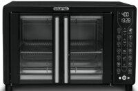 l French Door Air Fryer Toaster Oven, Black