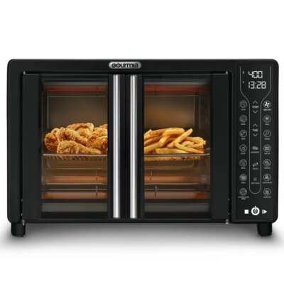 l French Door Air Fryer Toaster Oven, Black - Image 6