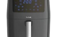 Easy Fry 3-in-1 XXL Digital Air Fryer, Grill and Steamer 6.2L Capacity 7 Programs inc Dehydrator Black FW201, 1700 W