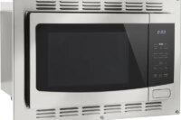 RecPro RV Kitchen Air Fryer & Convection Microwave with Trim Kit | 1.0 Cu. Ft. | 120V | 6 Cooking Modes (Stainless Steel)