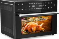 32 QT Extra Large Toaster Oven Air Fryer Combo, 18-in-1 Convection Toaster Oven Countertop with Baking, Dehydrate and Rotisserie
