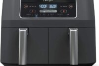 Ninja DZ201 Foodi 8 Quart 6-in-1 DualZone 2-Basket Air Fryer with 2 Independent Frying Baskets, Match Cook & Smart Finish, Grey