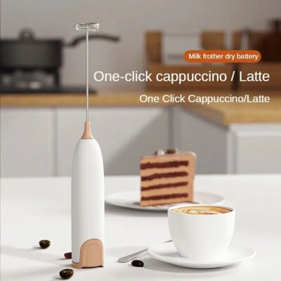 Mini Milk Frother Handheld Foam Maker For Lattes Whisk Coffee Cappuccino Frappe Matcha Hot Chocolate Egg Beater Drink Mixer - Image 2