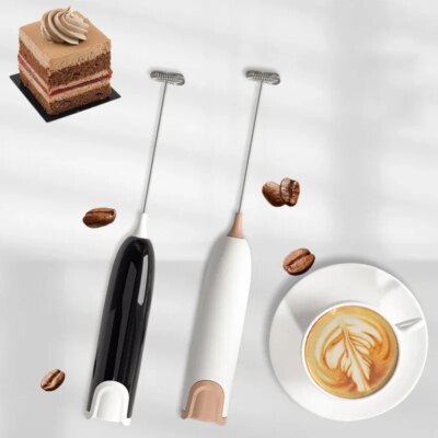Mini Milk Frother Handheld Foam Maker For Lattes Whisk Coffee Cappuccino Frappe Matcha Hot Chocolate Egg Beater Drink Mixer - Image 5
