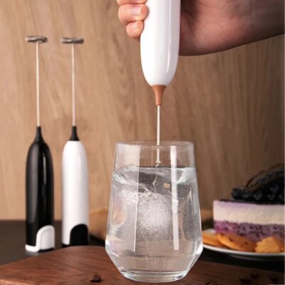 Mini Milk Frother Handheld Foam Maker For Lattes Whisk Coffee Cappuccino Frappe Matcha Hot Chocolate Egg Beater Drink Mixer - Image 3