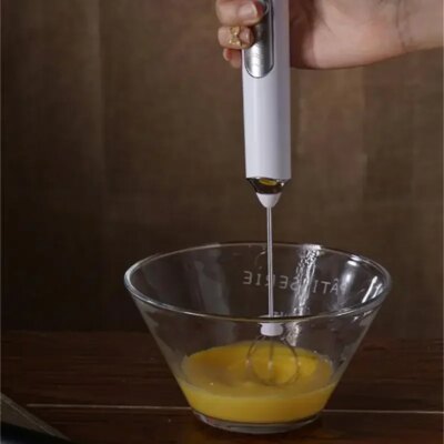 High Quality Electric Milk Frother Foam Maker Handheld USB Rechargeable Foamer High Speeds Drink Mixer Coffee Frothing Wand - Image 4