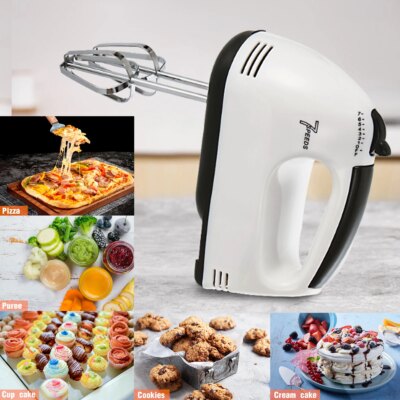 Manual Mini 7 Speed Dough Hand Mixer Food-Blender Multifunctional Handheld Food Processor Automatic Electric Kitchen Mixer Tool - Image 6