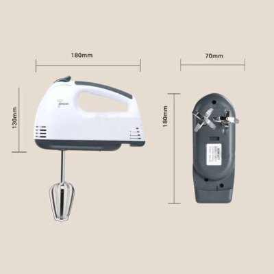 Handheld Mixer 7 Speed Mini Mixer Multifunctional Electric Food Blender Egg Beater Automatic Cream Food Cake Baking Dough Mixer - Image 2