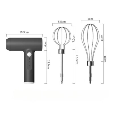 Cake Cream Whipper Portable Electric Food Mixer USB Wireless Hand Blender Powerful Dough Egg Beater Baking Home Kitchen Tools - Image 6