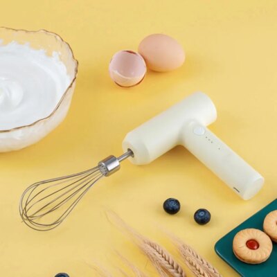 Cake Cream Whipper Portable Electric Food Mixer USB Wireless Hand Blender Powerful Dough Egg Beater Baking Home Kitchen Tools - Image 3