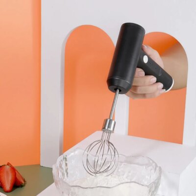Cake Cream Whipper Portable Electric Food Mixer USB Wireless Hand Blender Powerful Dough Egg Beater Baking Home Kitchen Tools