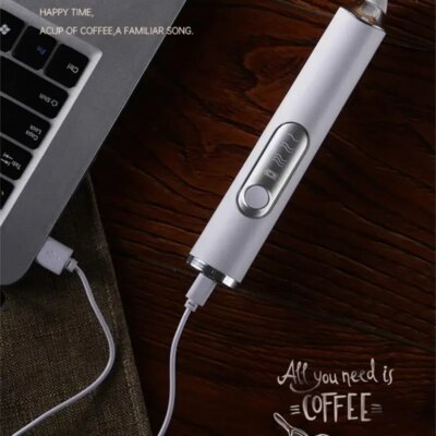 Wireless Electric Milk Frother Whisk Egg Beater USB Rechargeable Handheld Coffee Blender Milk Shaker Mixer Foamer Food Blender - Image 6