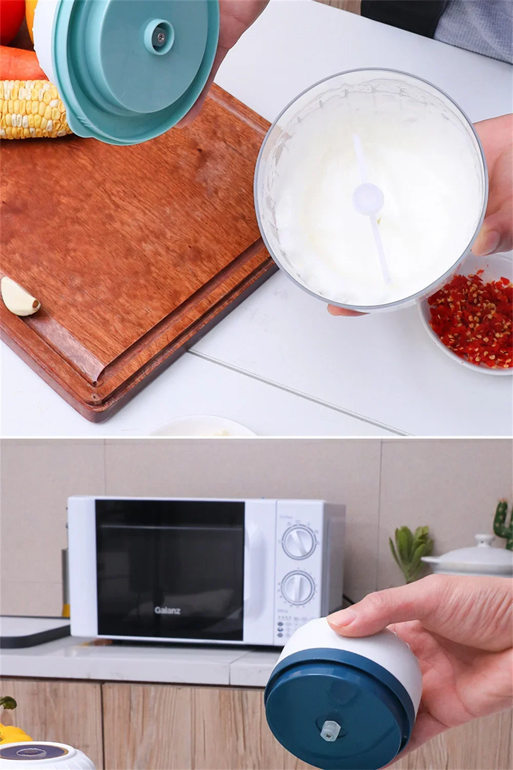 Electric Mixer Ultra-Large Capacity Whisk Egg Beater Control Kitchen Blender USB Wireless Kitchen Automatic Frother Foamer